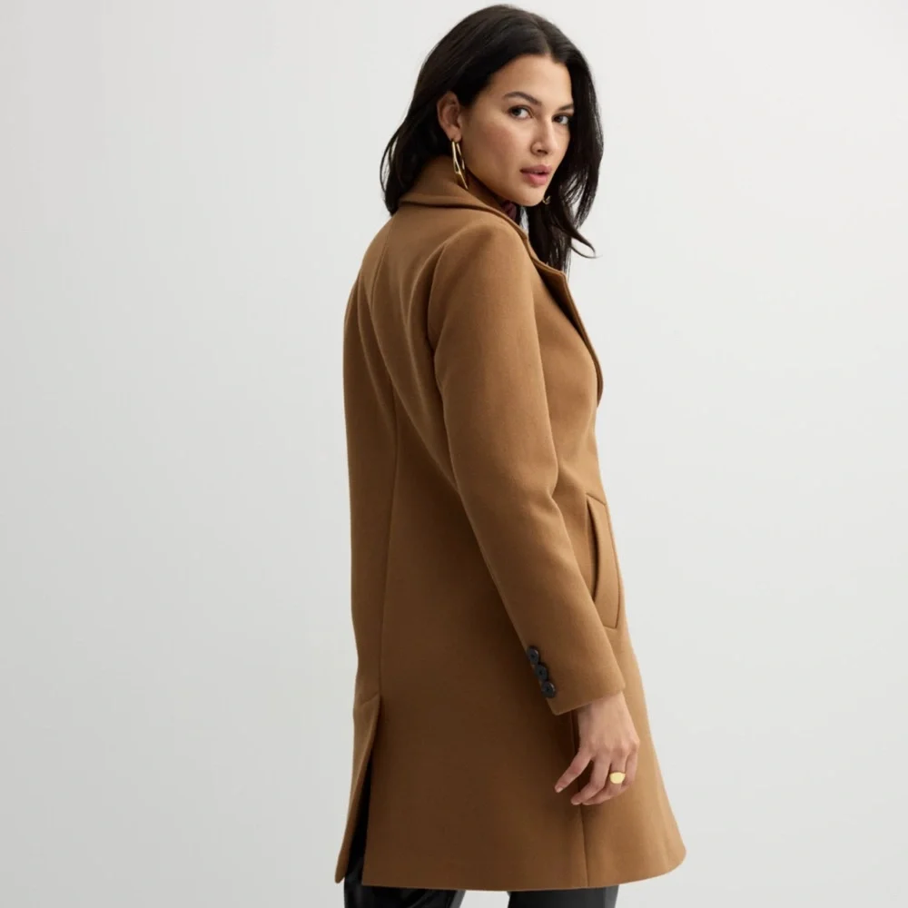 NWT Women’s Nine West Camel Trench Coat - Picture 2 of 14